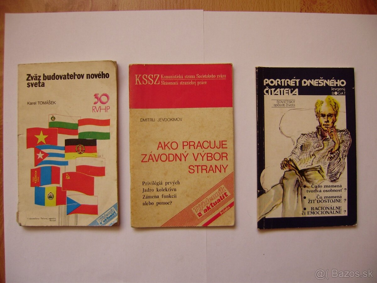 Predám knihy a brožúry, socialistická propaganda. - 3