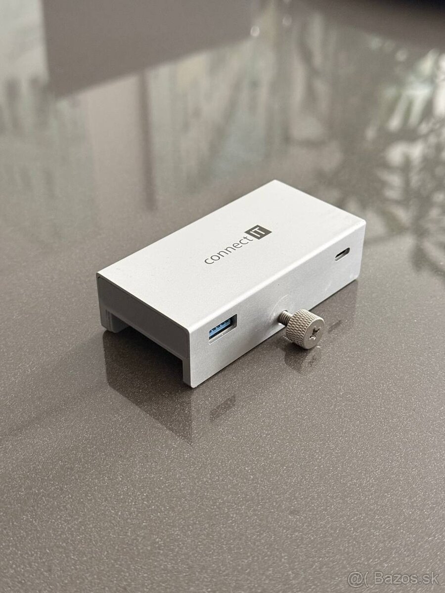 Connect IT USB HUB s úchytom na stôl/monitor - 3
