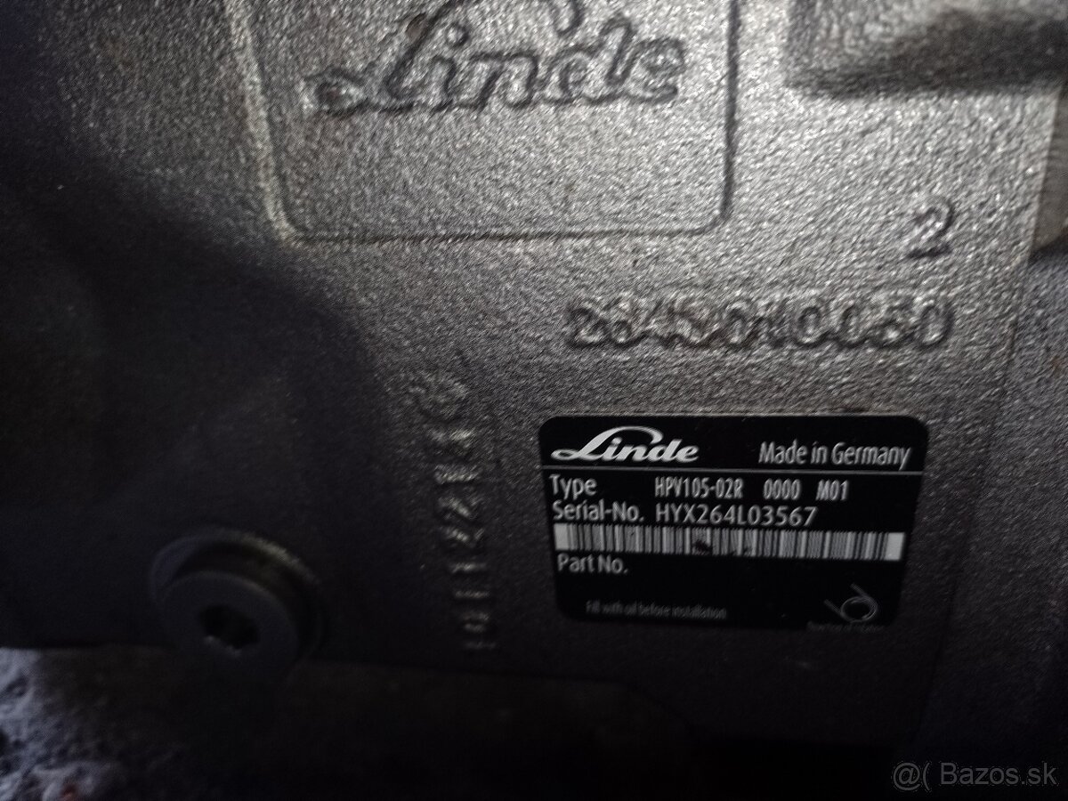 Predám hydročerpadlo Linde - 3