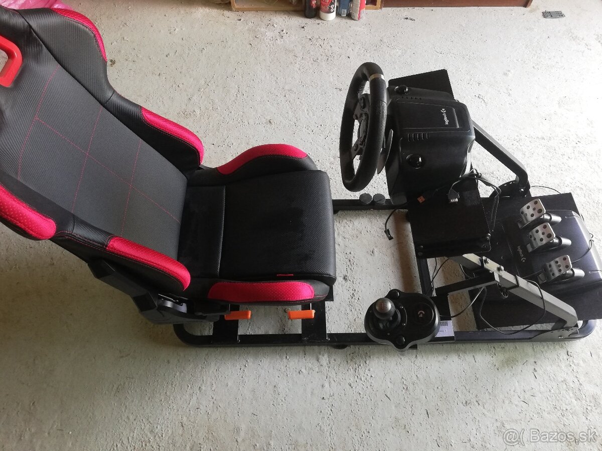 Predám herný závodný simulátor na PC – Logitech G920 + Shift - 3
