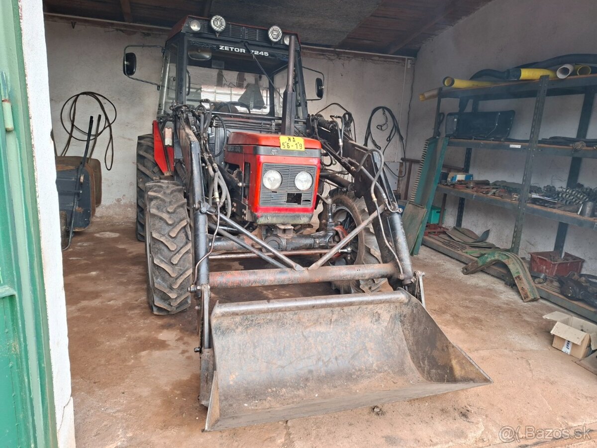 ZETOR 7245 4X4 + ČELNÍ NAKLADAČ - 3