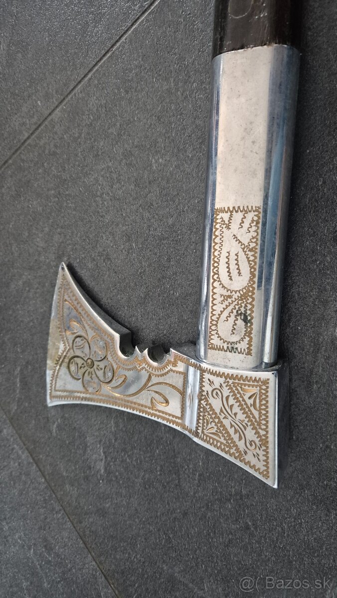 Valaška strieborná aj zlatá 100cm mat. Mosadz - 3