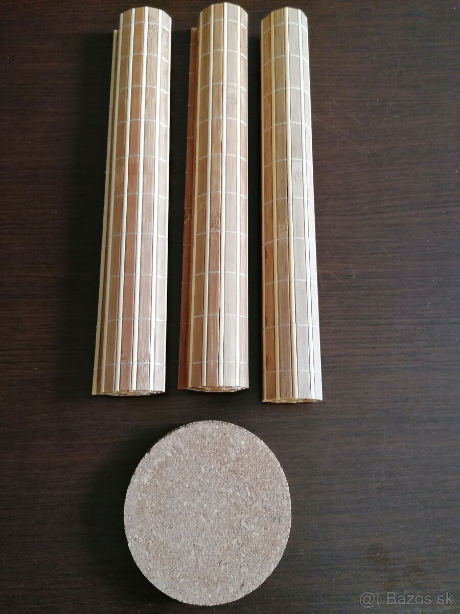 Bambusové podložky pod tanier - 3