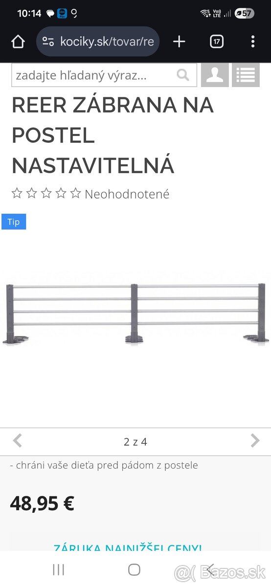 Zábrana na posteľ pre deti - 3