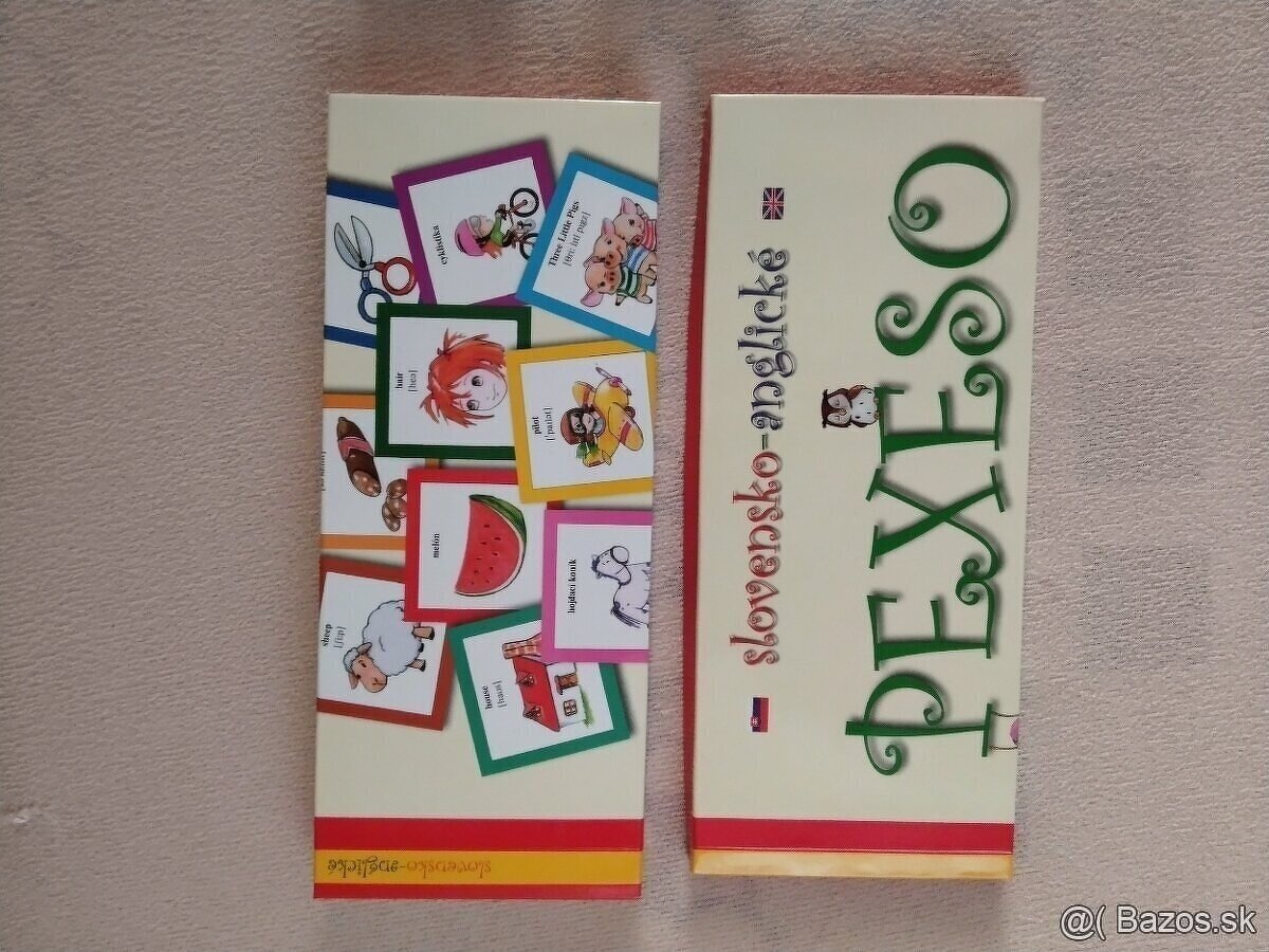 Slovensko - anglické pexeso - 3