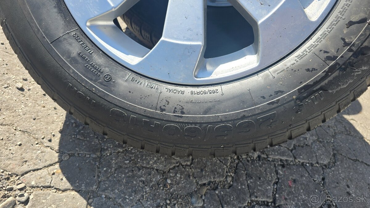 Predám elektróny R18 + zimné pneumatiky 265/60 R18 - 3