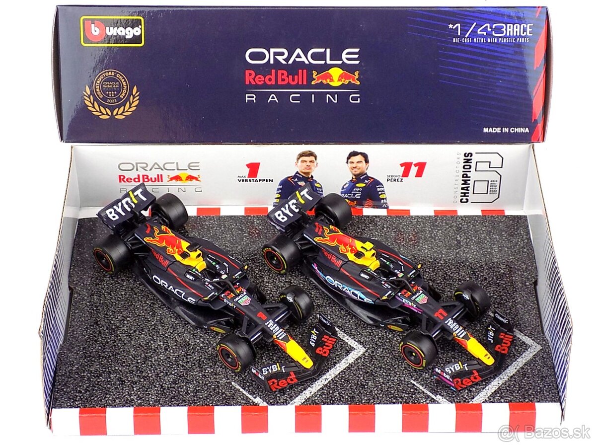 Dvojset F1 FERRARI a RED BULL 1:43 Bburago - 3