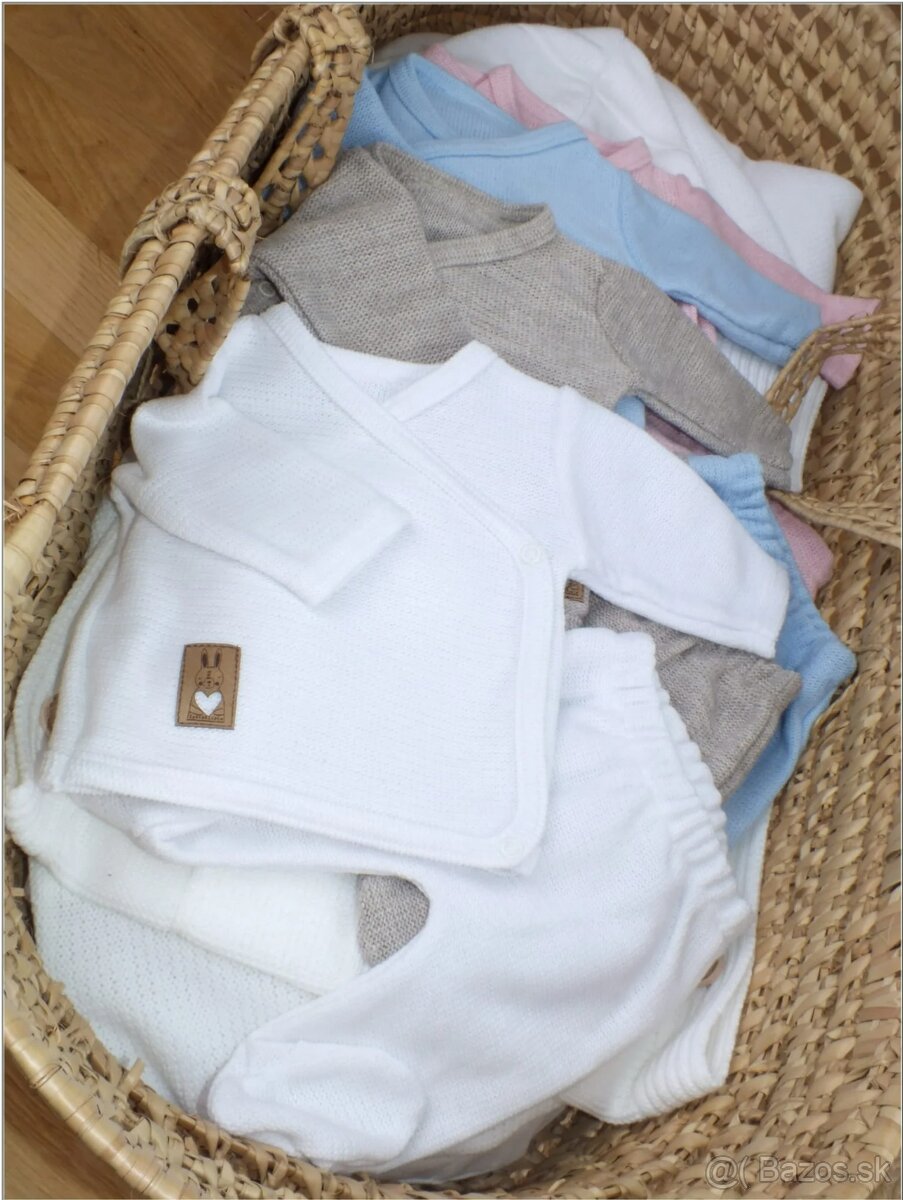 Oblečenie (aj) na krst - detský overál, svetrík, polodupačky - 3