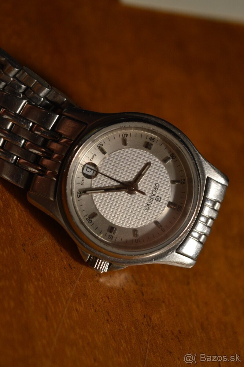 Švajčiarske dámske hodinky značky GROVANA, model 55 - 3