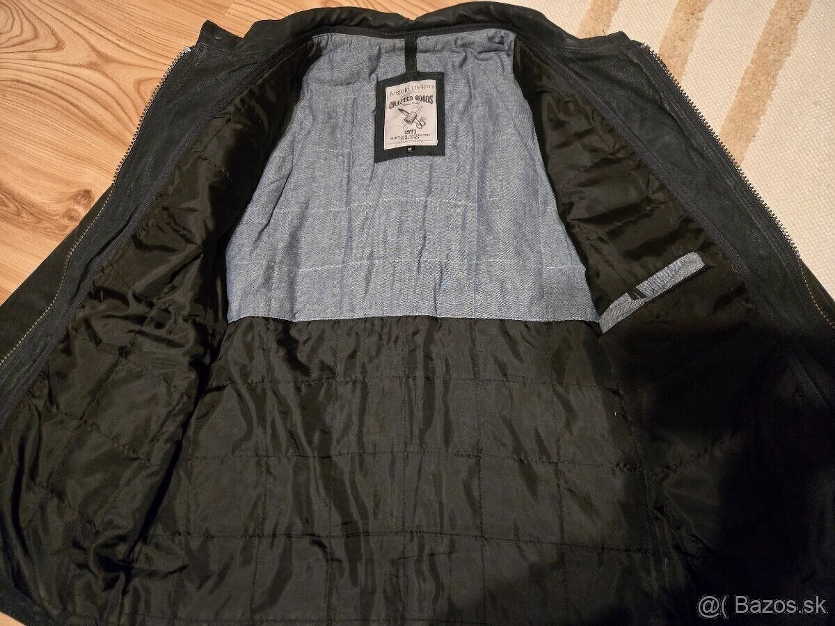 Pánska kožená bunda vel M/L - 3