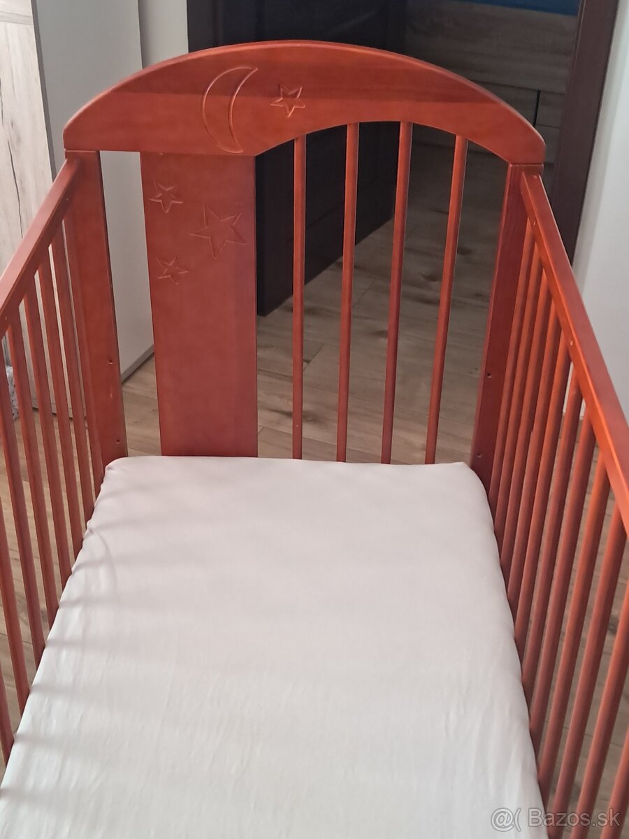 Detska drevená postieľka so šuplíkom - 3