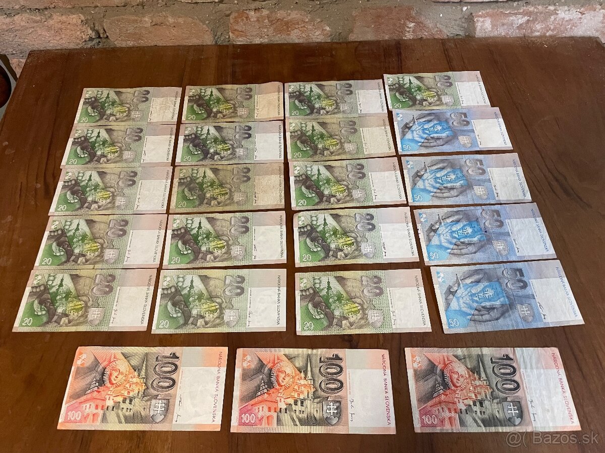 stare Slovenské bankovky - 3