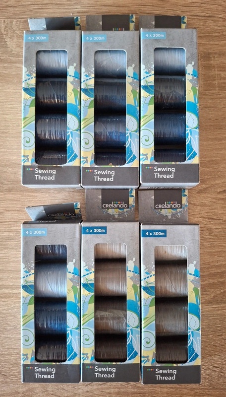 Nite na šitie,cievky,šablóny,látky bavlna,vatelín,panel,vlny - 3