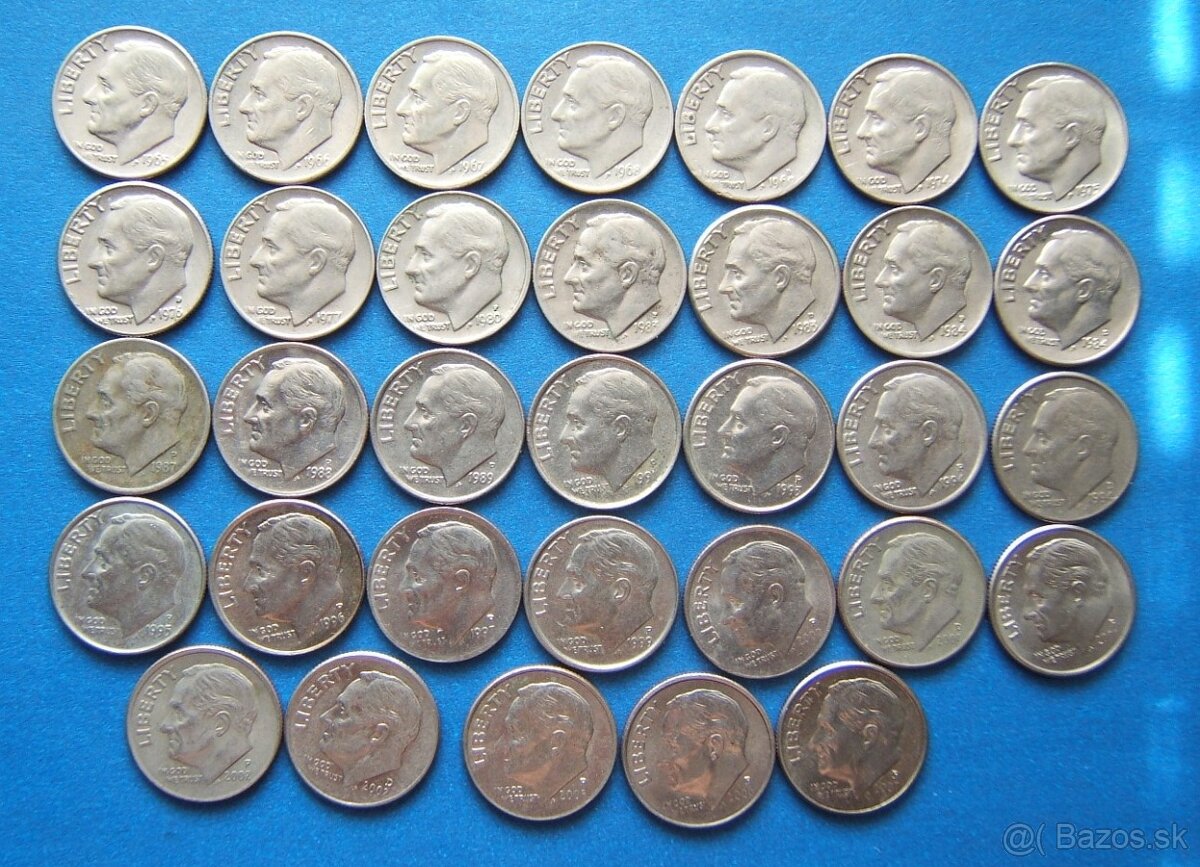 mince usa - 25, 10 a 5 cents - sady a kusovky - 3