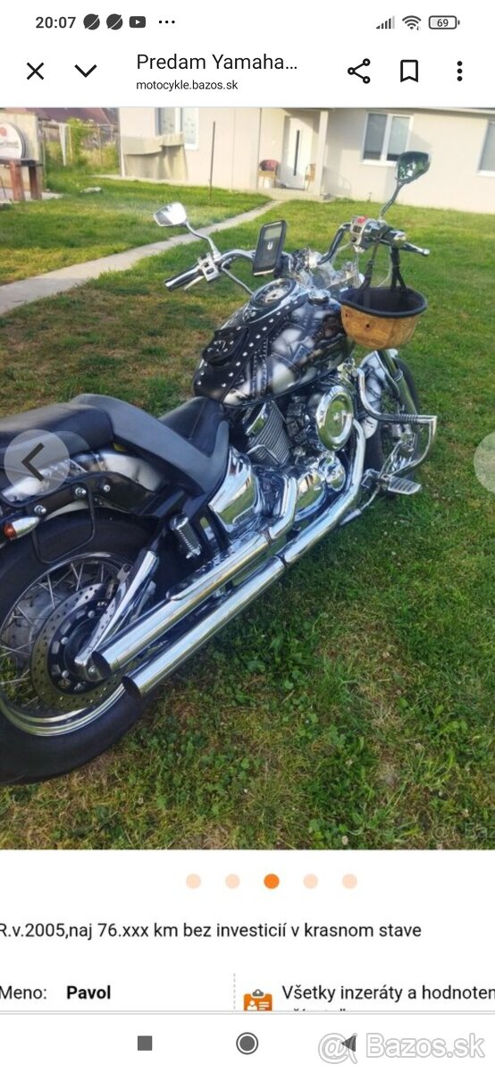 Predam Yamaha dragstar 1100 custom - 3