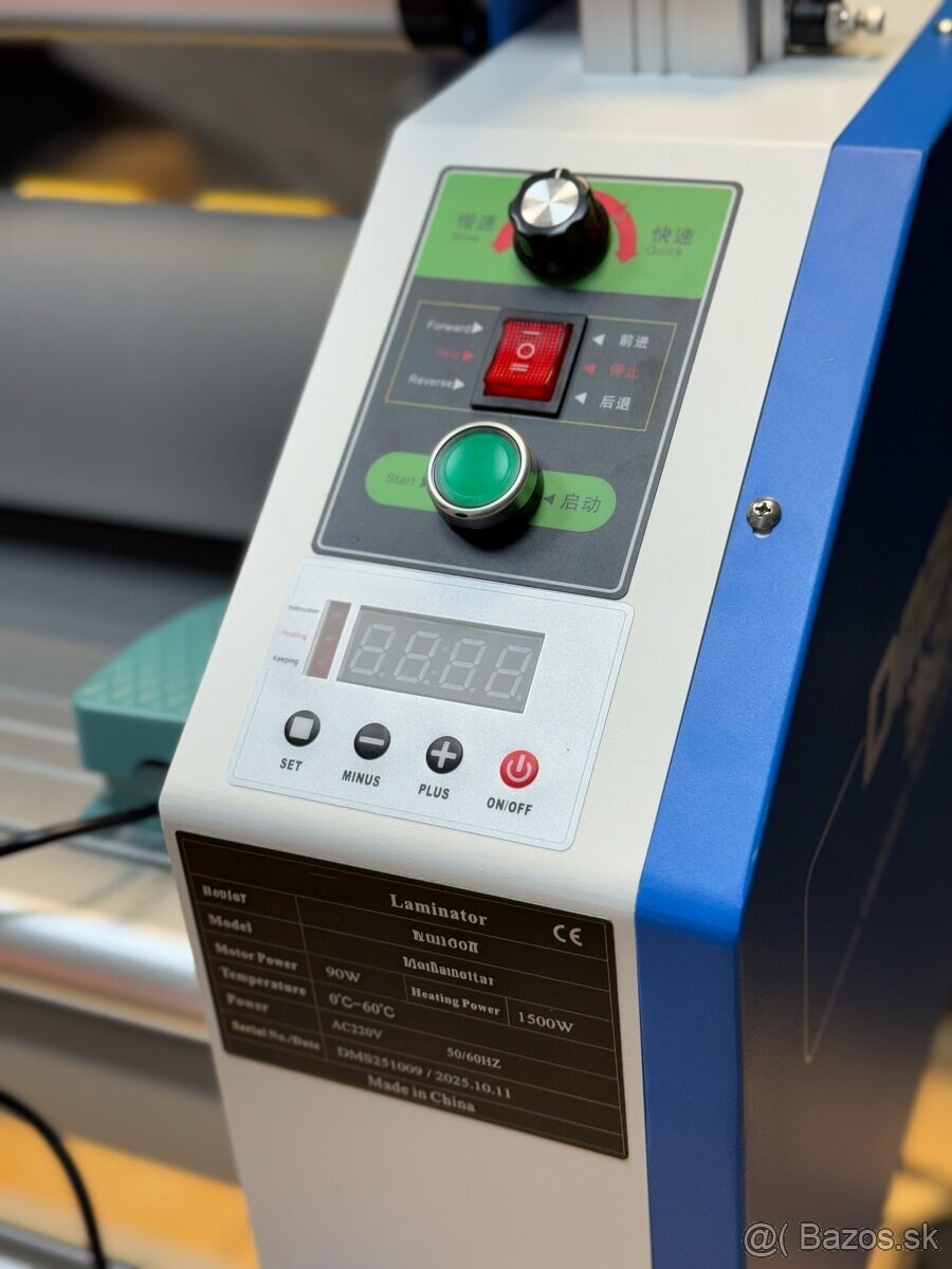 Veľkoformátový tepelný Laminátor 1640mm - pneumatický - 3