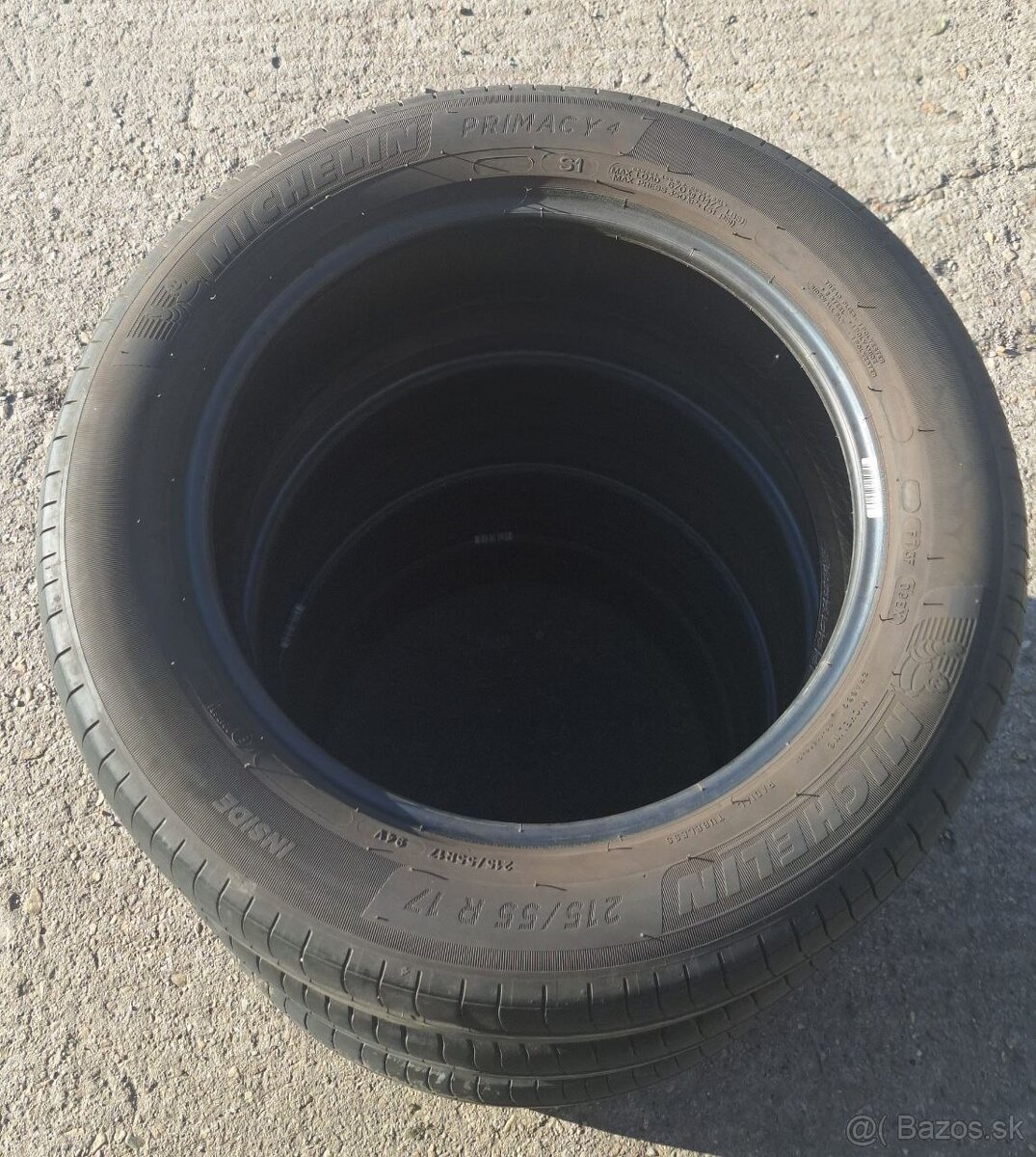 Letné pneumatiky 215/55 R17 Michelin Primacy 4 S1 - 3