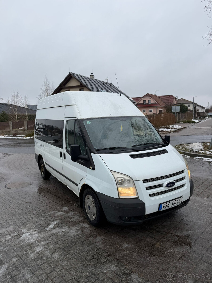 Ford Transit – 6 míst, klima, tempomat, dobrý stav - 3