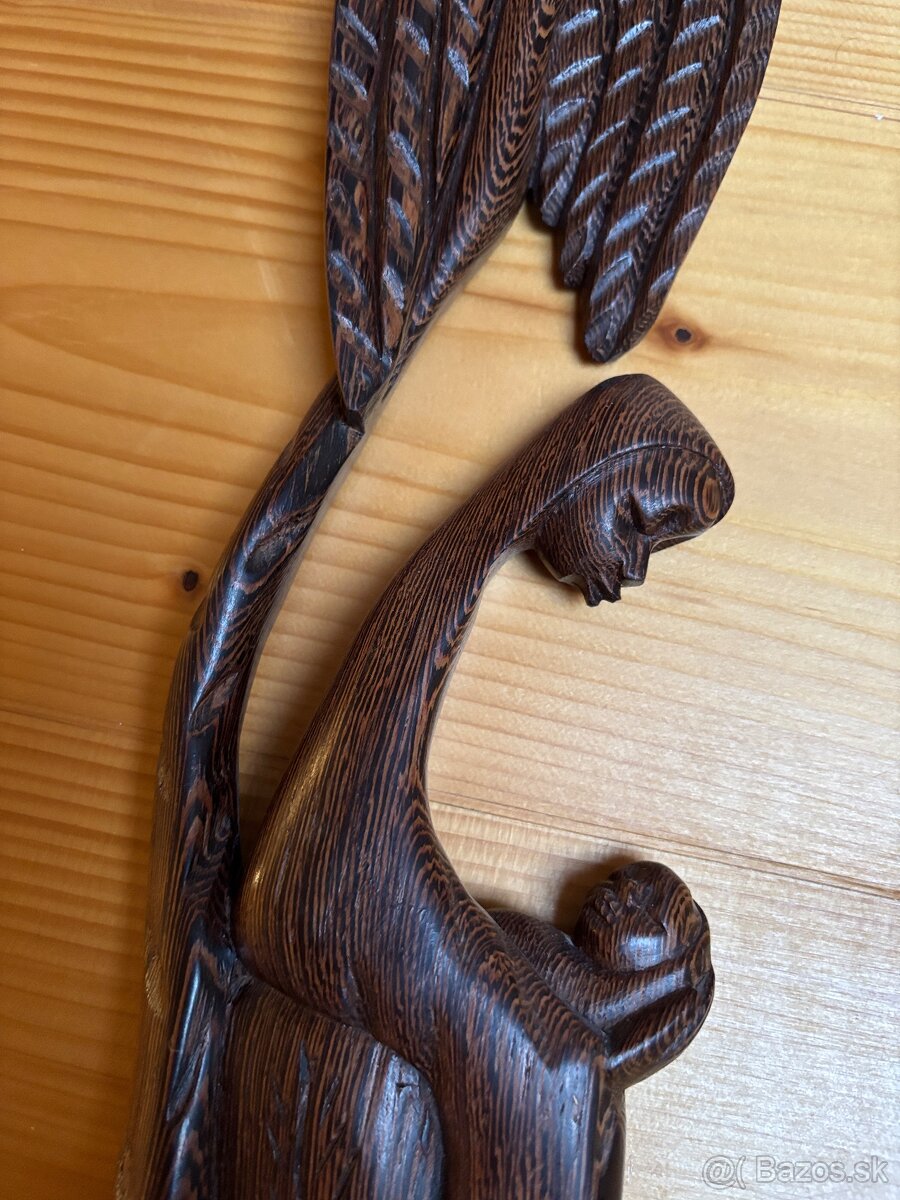 Drevený vyrezávaný obraz - 3