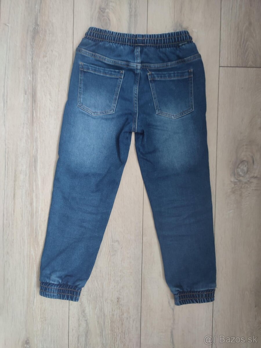 Zateplené jogger džínsy - 3