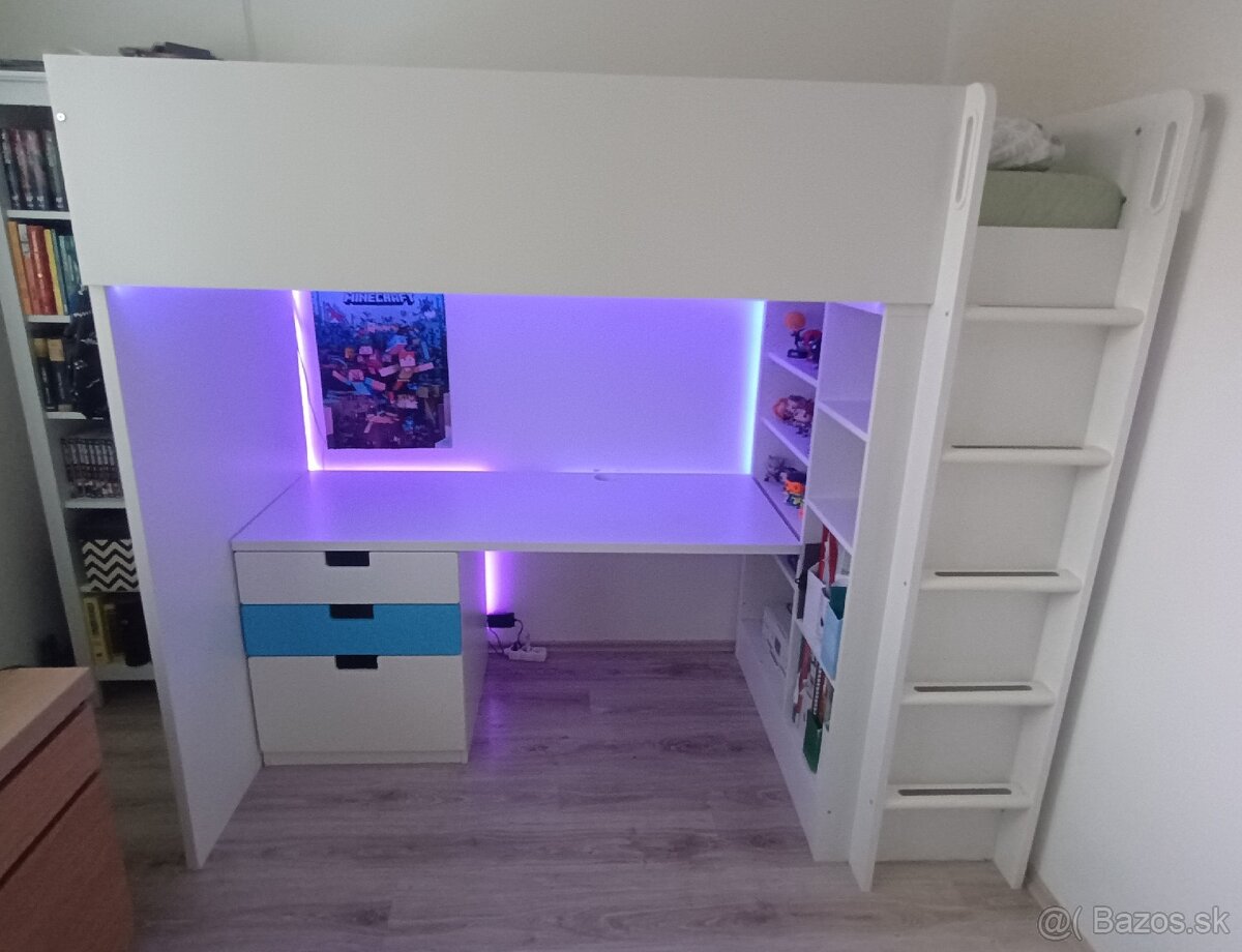 Vysoká detská posteľ IKEA STUVA - 3