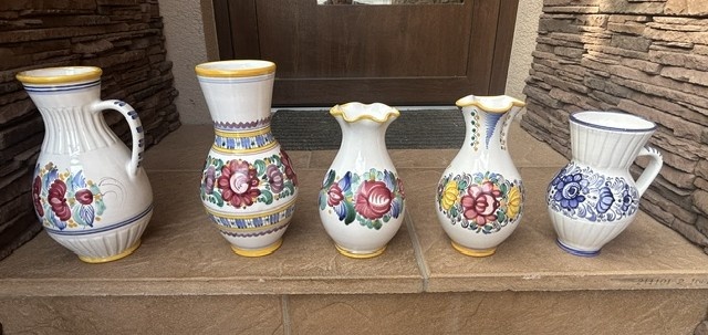 Modranská keramika, vázy, popolníky,hrubostenné taniere,iné - 3