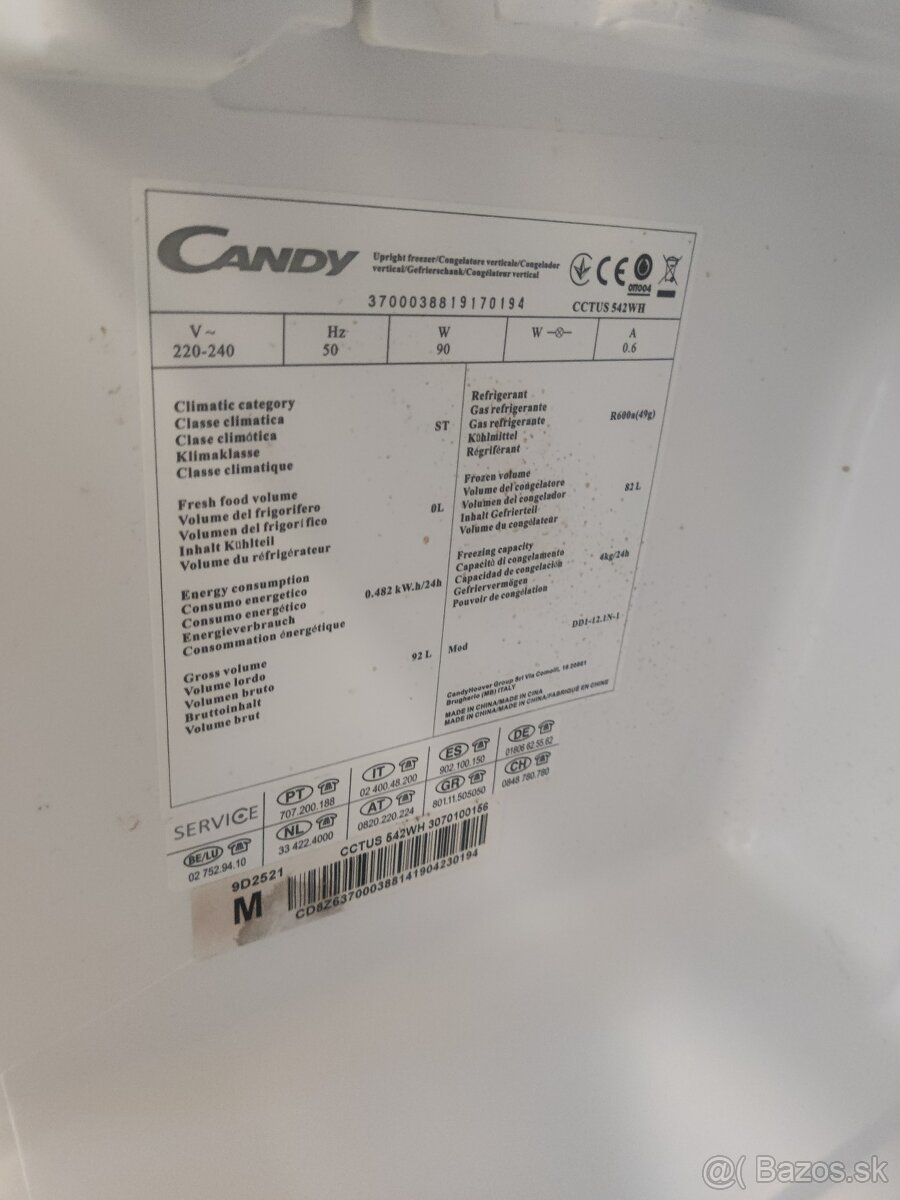 Mraznička 92 l, šuflíková - 3