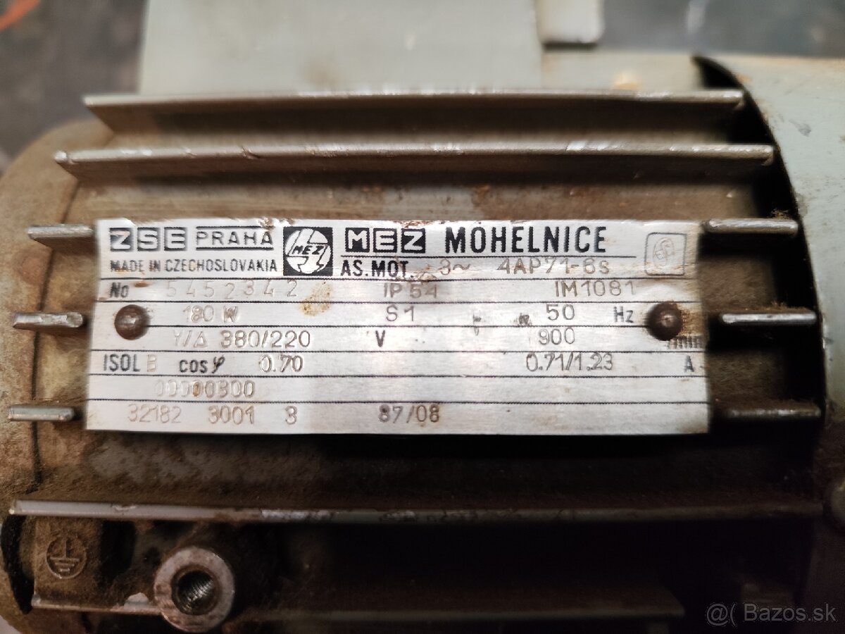 Elektromotor 180 w 900 otačok 400volt - 3