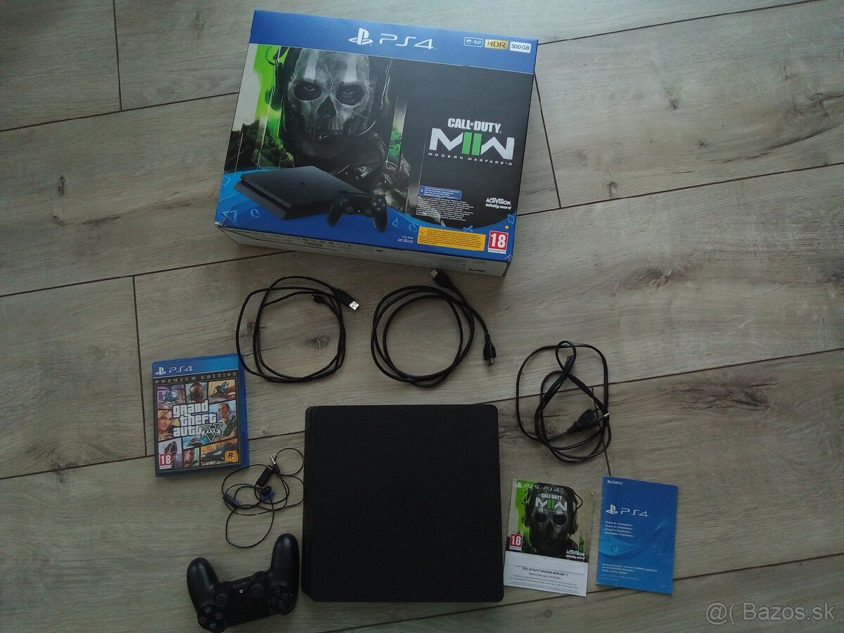 Sony Playstation 4 slim 500gb plus hra GTA5 - 3