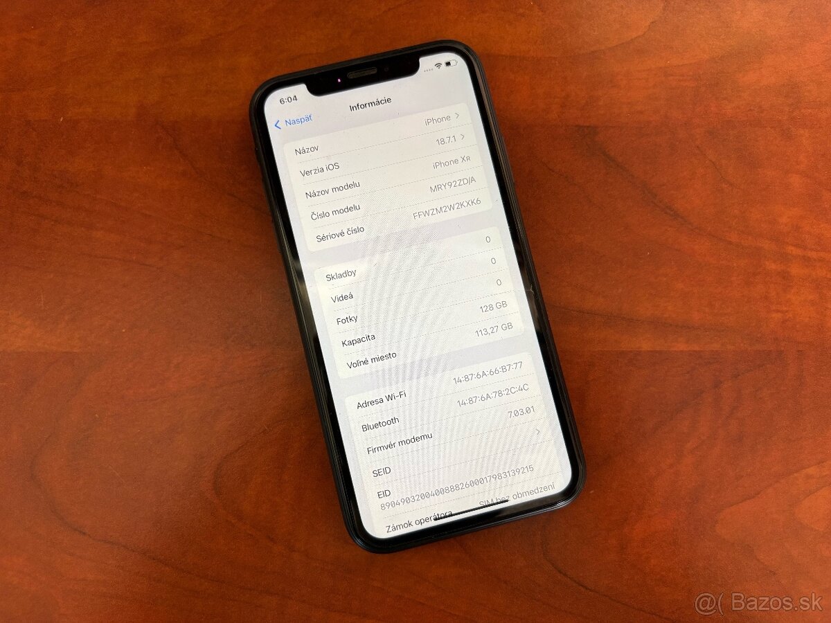 iPhone XR 128G GB Black – TOP stav, puzdra + kábel ZDARMA - 3