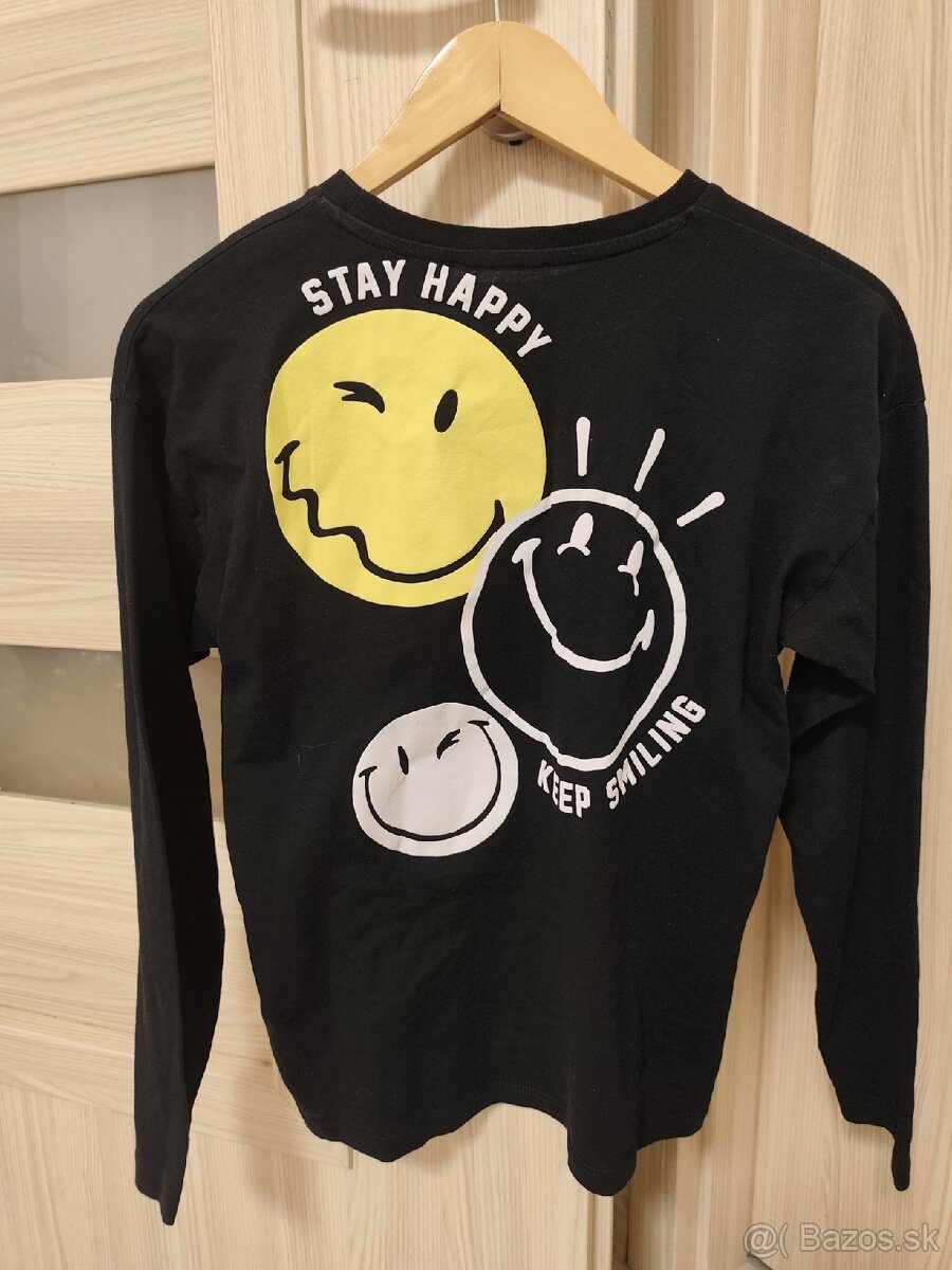 Chlapčenské tričko so smajlíkmi, veľ 152 - 3