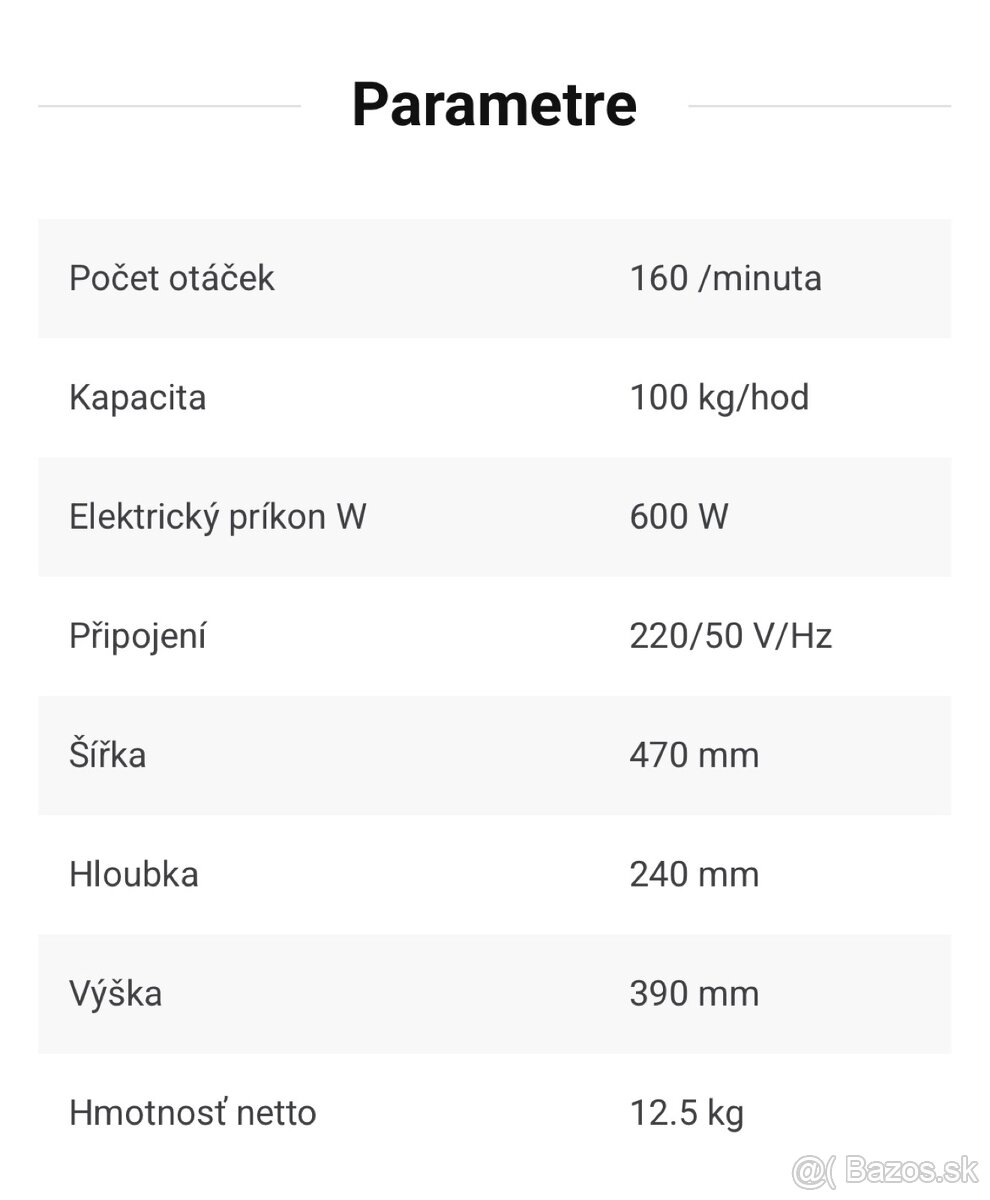 Mlynček na mäso profesionálny - 3