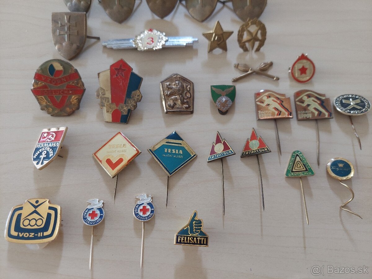 Odznaky vojenské a podnikové - 3