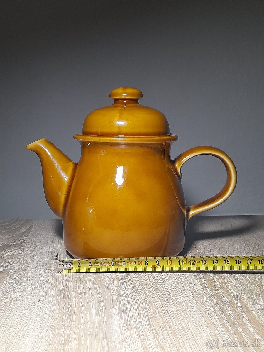 Keramický čajník, retro - 3
