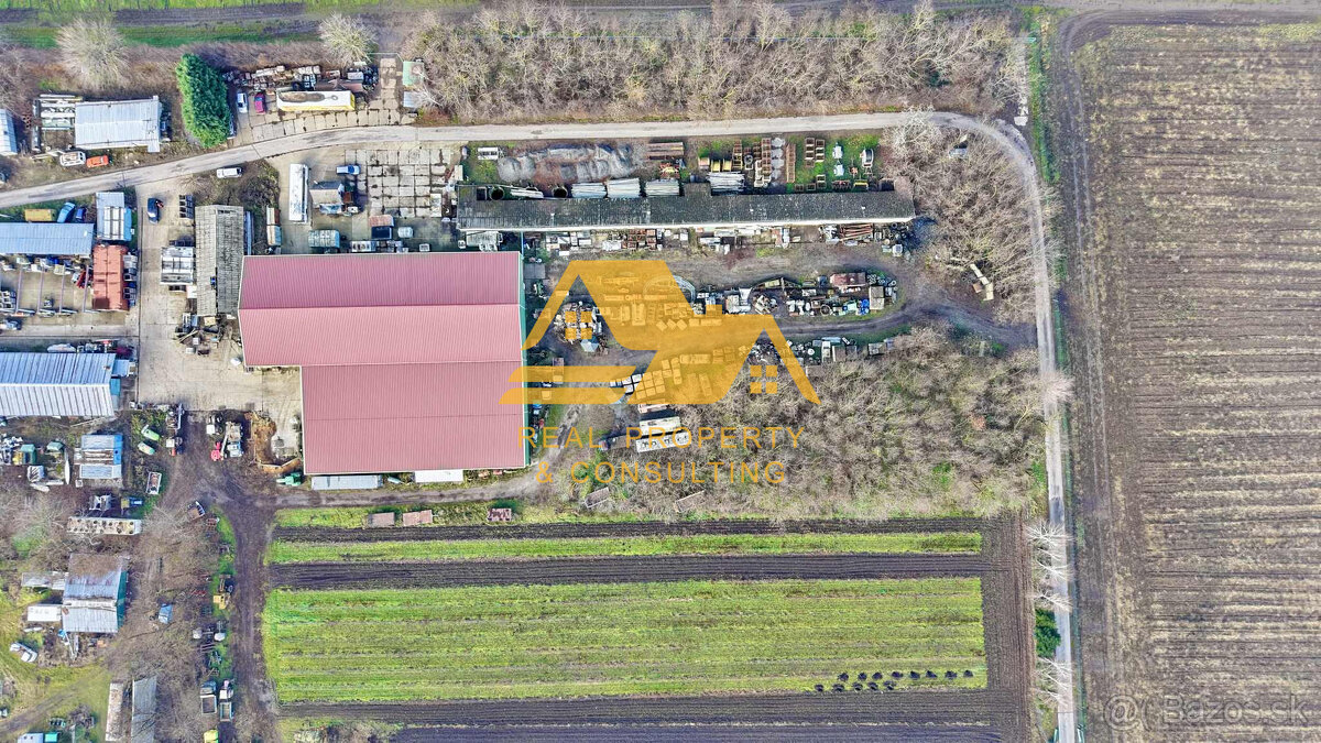 Predám veľký priemyselný areál s halami v Nových Zámkoch - 3