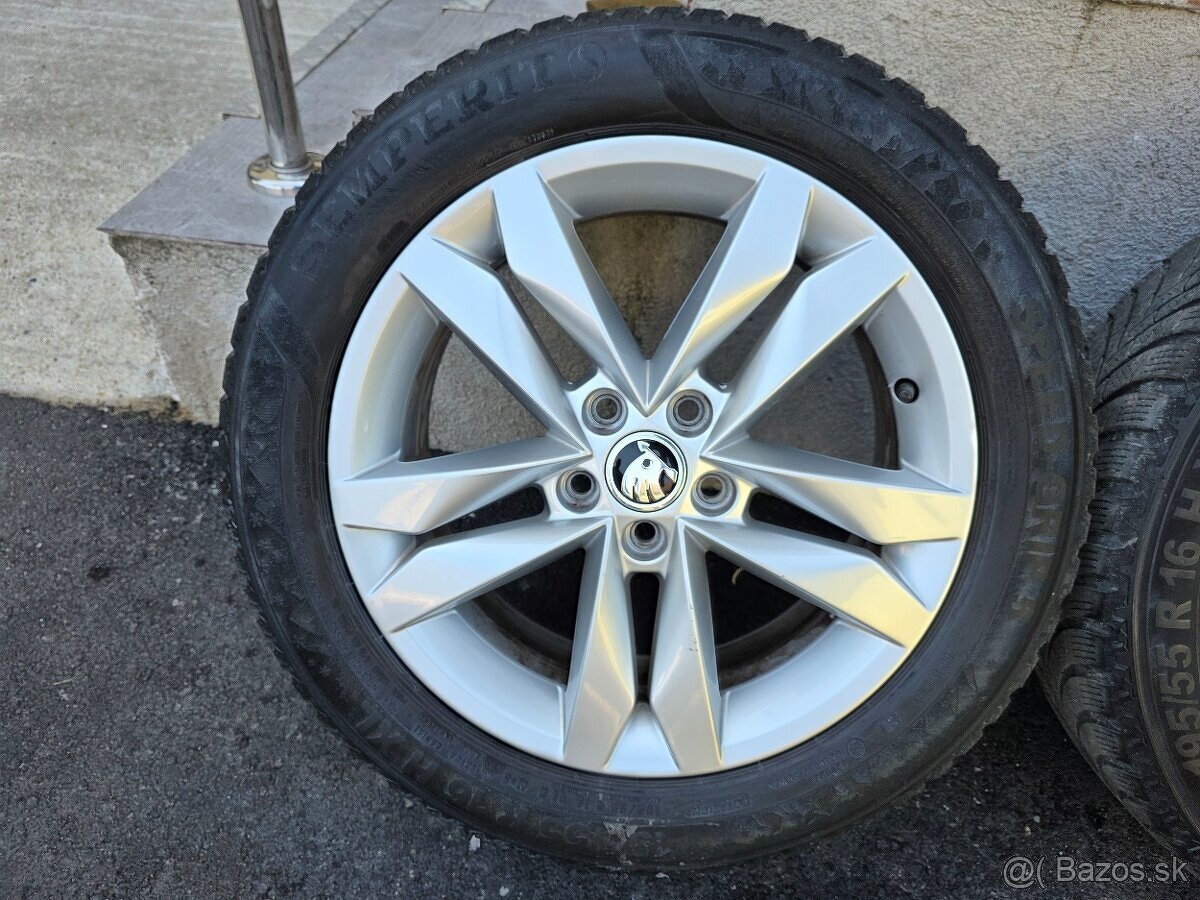 zimne kolesa Skoda fabia 5x100 r16 195/55 r16 - 3