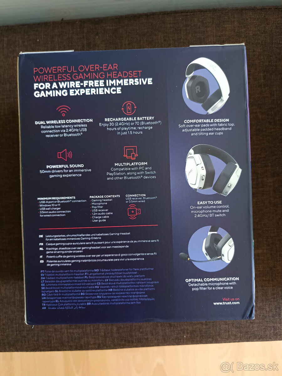 Trust GXT493W Carus, Wireless Headset - 3