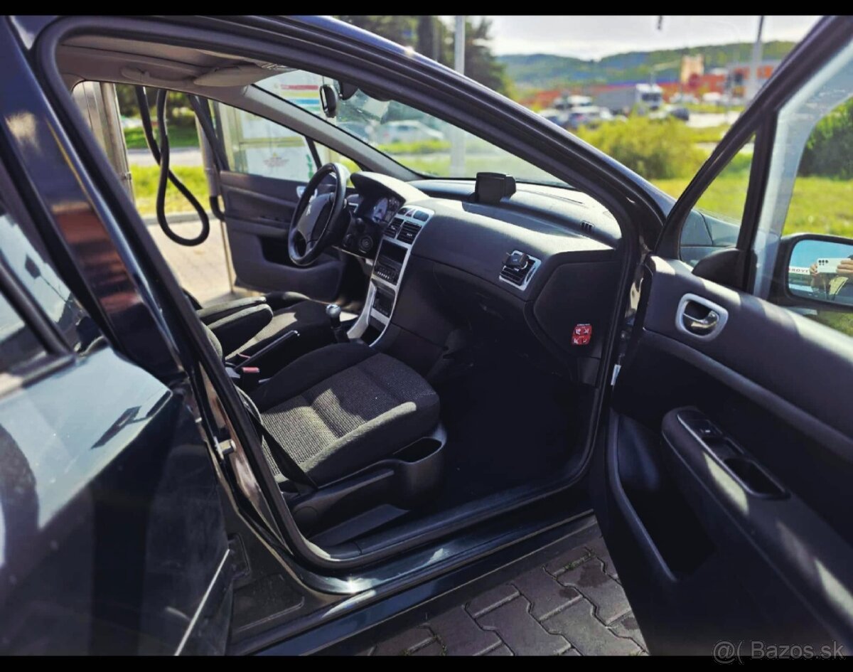 Peugeot 307, ročník 2008, motor 1.6 diesel ročna diaľničná - 3