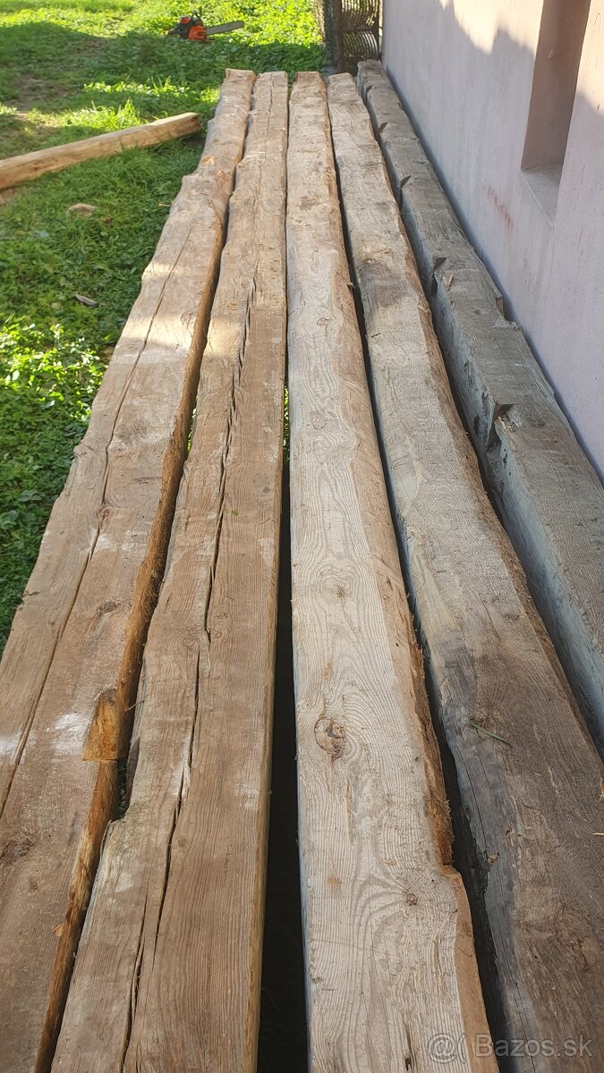 Staré trámy - drevo - hranoly - 3