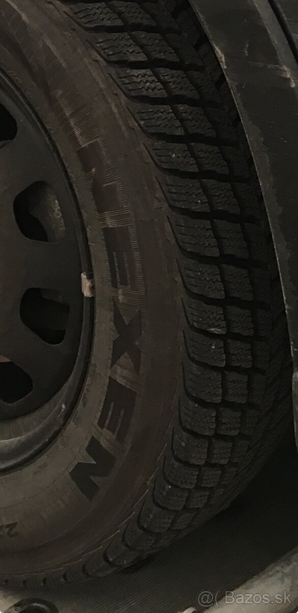 plechové disky 5x114,3 r17 so zimnými pneu - 3