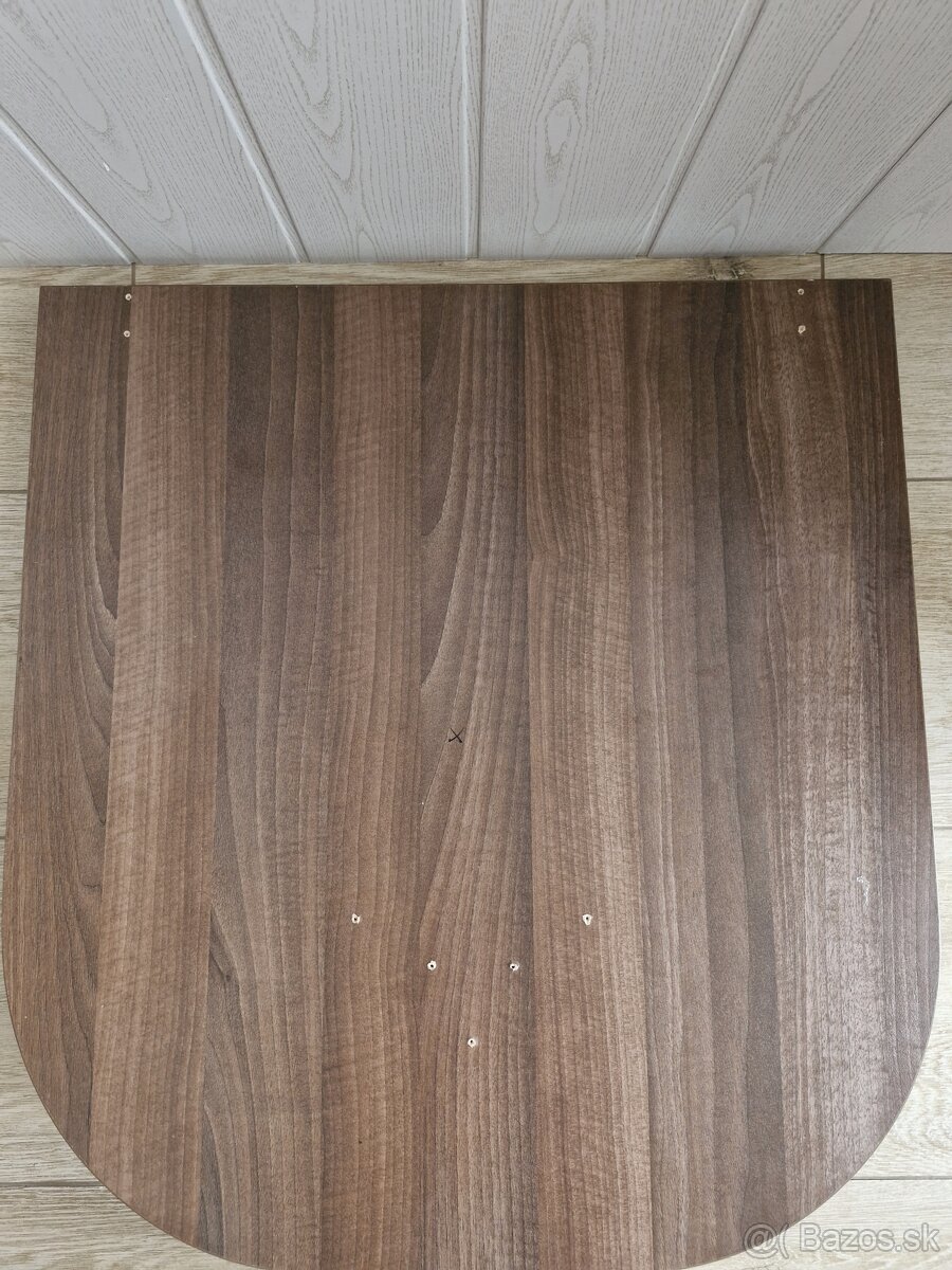 Hnedý stôl k stene - 3