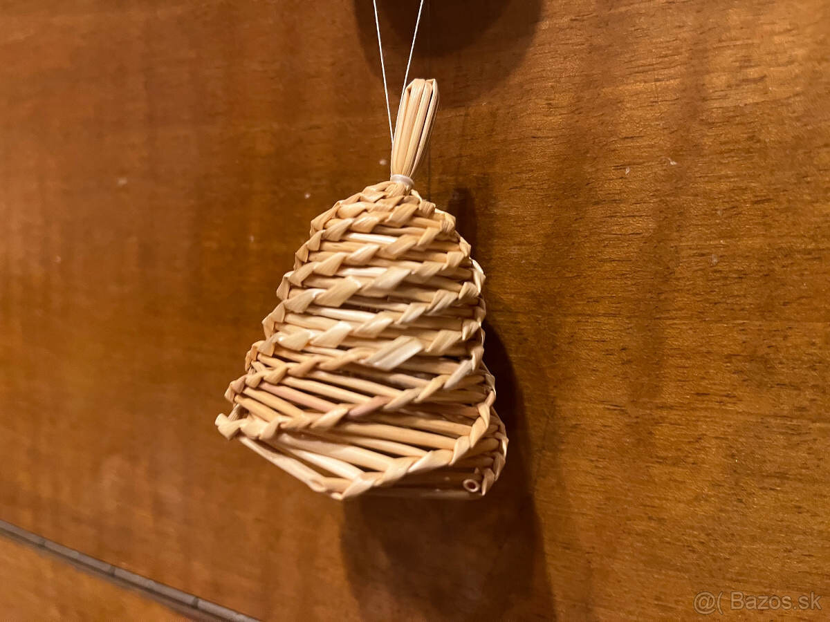 Vianočné slamené ozdoby - 3