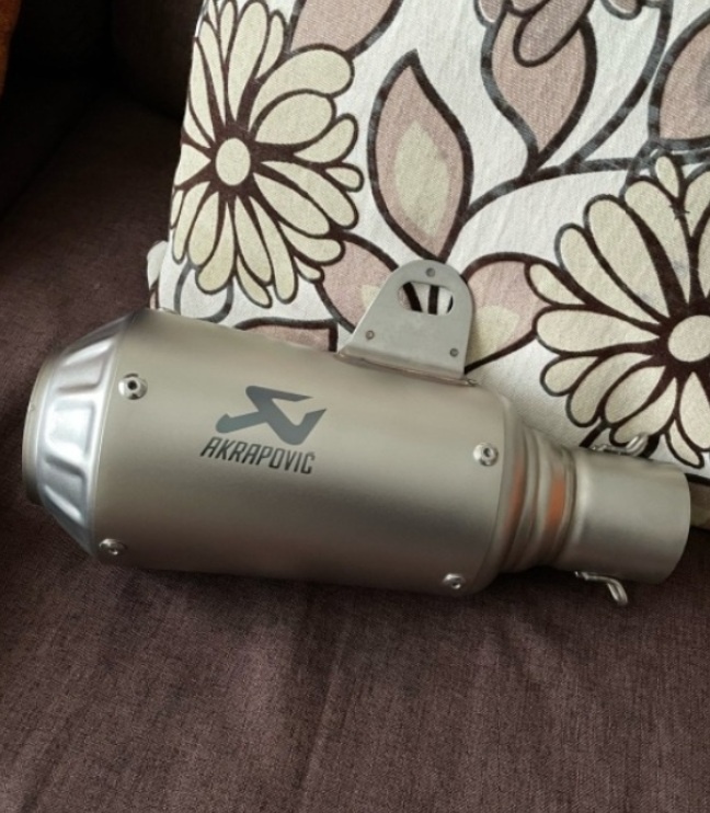 ✅Predám Nový Nerezový Športový Ladený univerzálny moto výfuk - 3