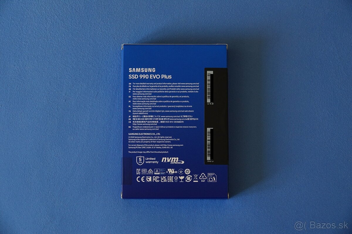 Samsung 990 EVO Plus NVMe M.2 SSD, 1TB - 3