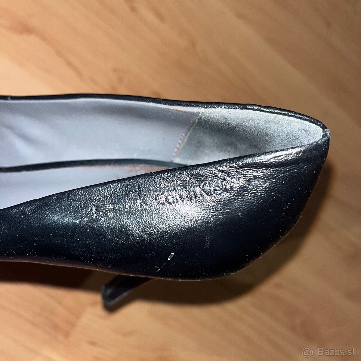 Calvin Klein spoločenské čierne lodičky - 3