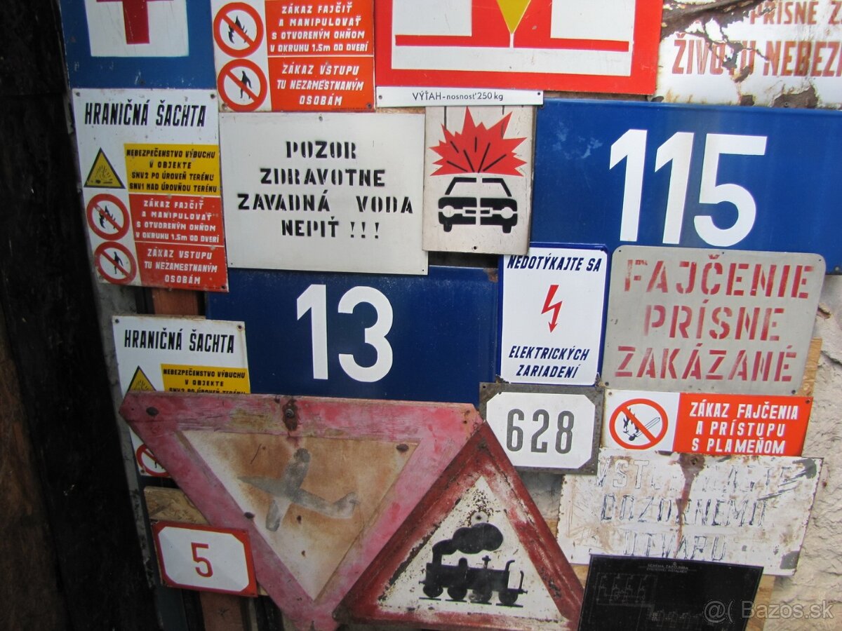 Staré smaltované tabule - 3