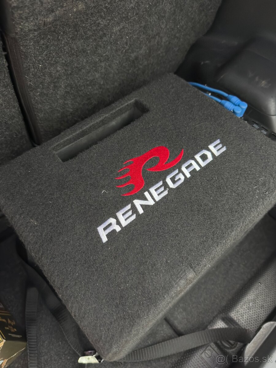 Subwoofer do auta Renegade RX1000 25cm basreflex+ zosik - 3