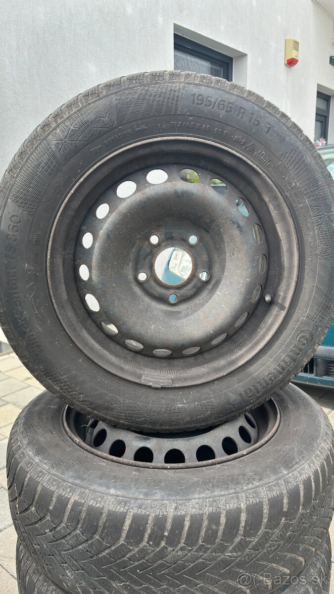 Plechové disky R15 RENAULT 5x114.3 CENA ZA KOMPLET - 3