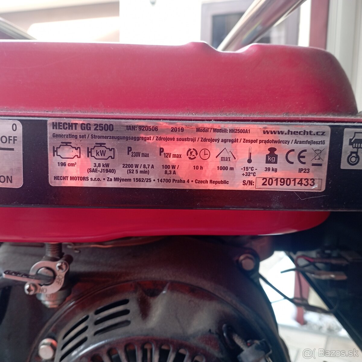 Elektrocentrála Hecht GG 2500 - 3