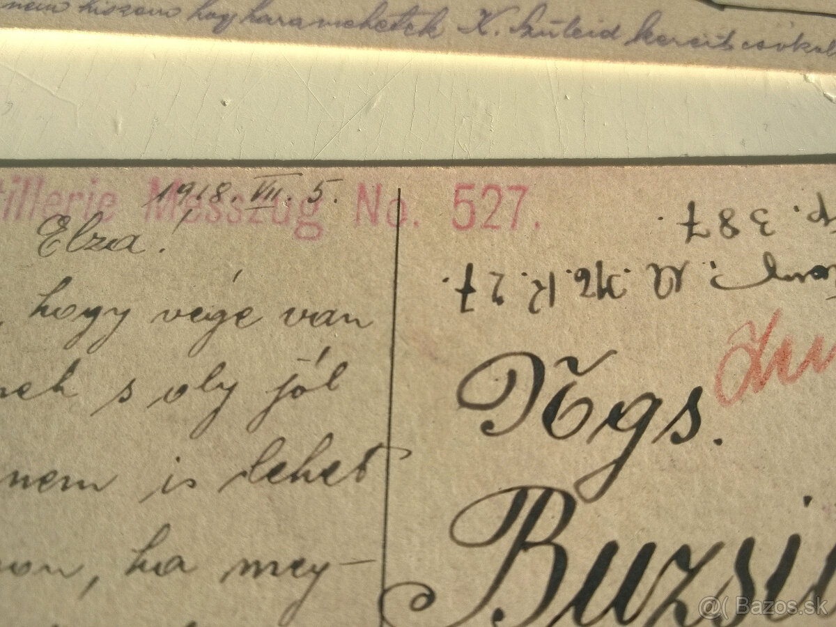 staré pohľadnice -vojenská pošta -poľná pošta - 3